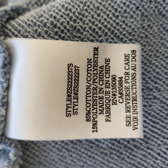 Z Supply Easy Rider Knit Romper in Washed Indigo Size Small - Picture 10 of 12